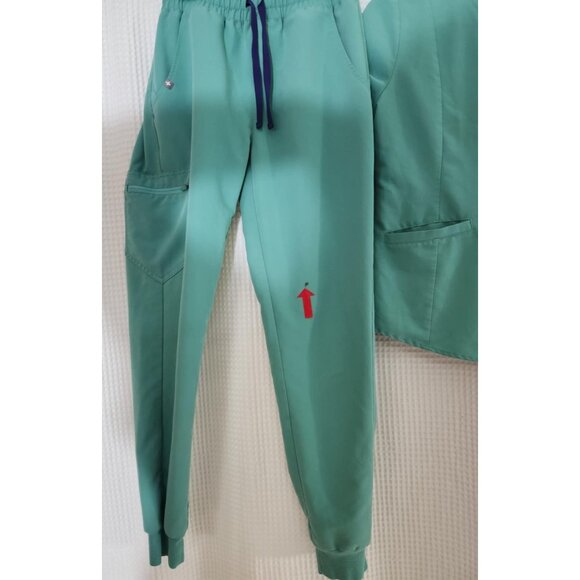 Purple Label By Healing Hands, Fig, S.C.R.U.B Scrubs Tops and 1 pant Size S - Picture 15 of 16